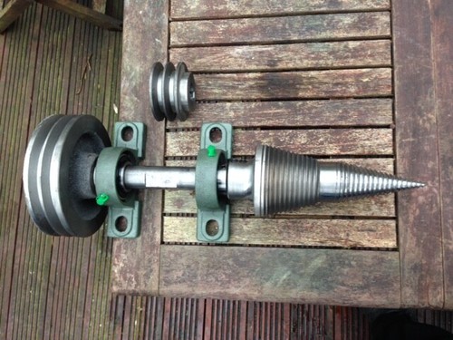 Log splitter screw type - splitter,